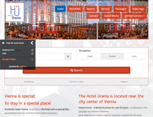 Tablet Screenshot of hotelurania.com